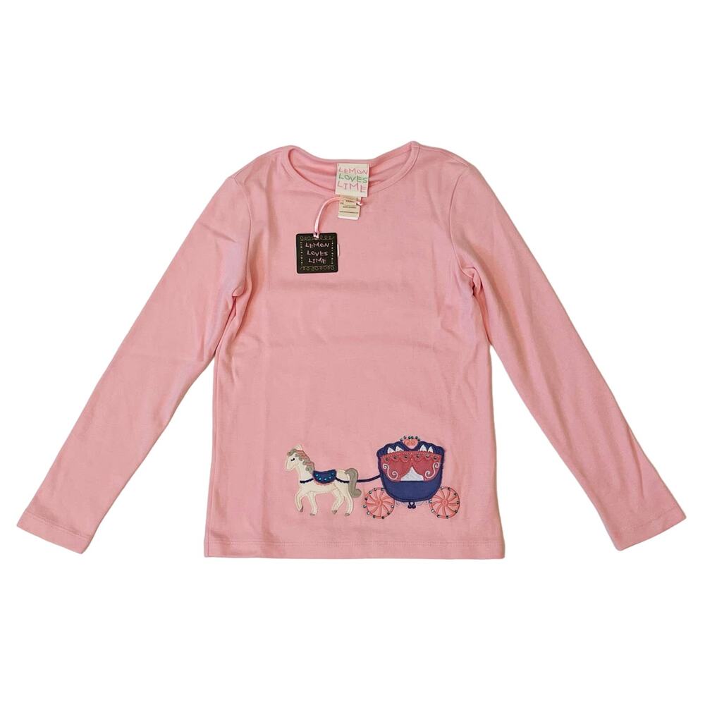 NWT Lemon Loves Lime Size 2 Princess Carriage Tee